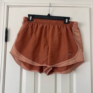 Red Nike Dri-Fit Athletic Shorts